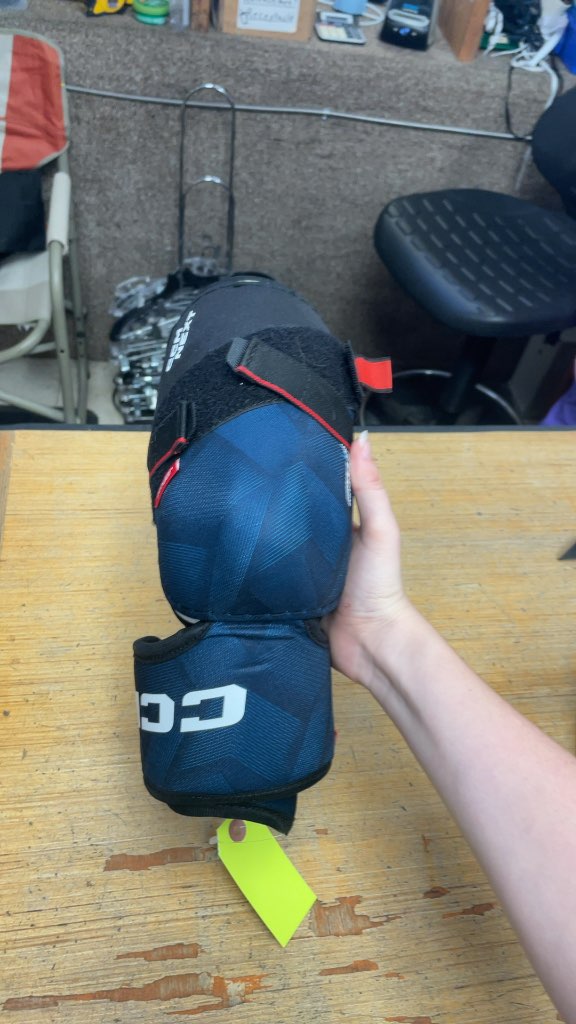 CCM Next Hockey Elbow Pads - Navy/Black - Size Large