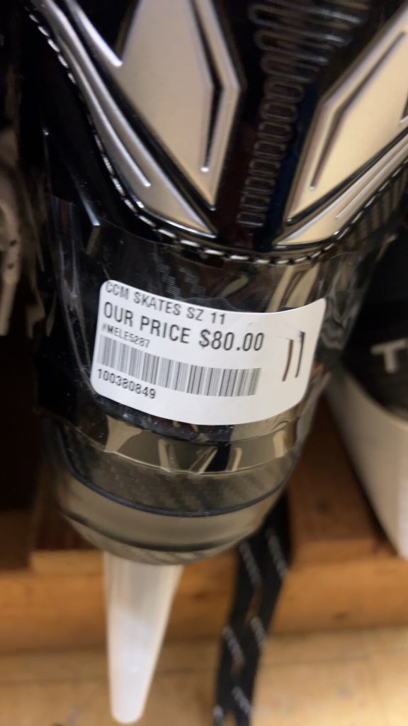 CCM NEXT Ice Hockey Skates Black Size 11 Good Condition