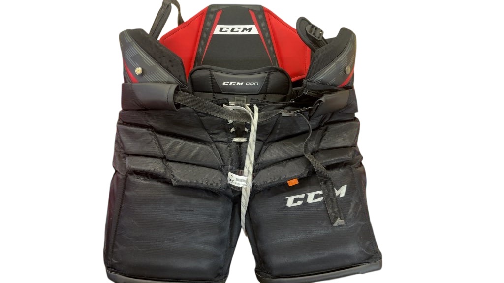 CCM Pro Senior Hockey Pants Black Used Size Large - image 1