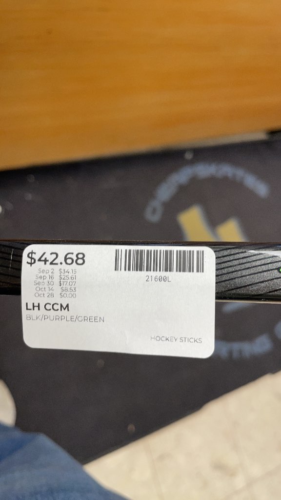 CCM Ribcor Youth Hockey Stick