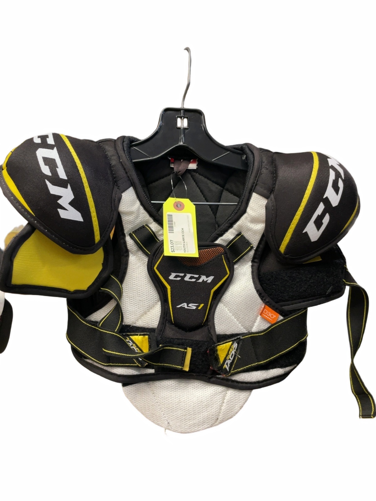 CCM Super Tacks AS1 Youth Large Hockey Shoulder Pads - image 1