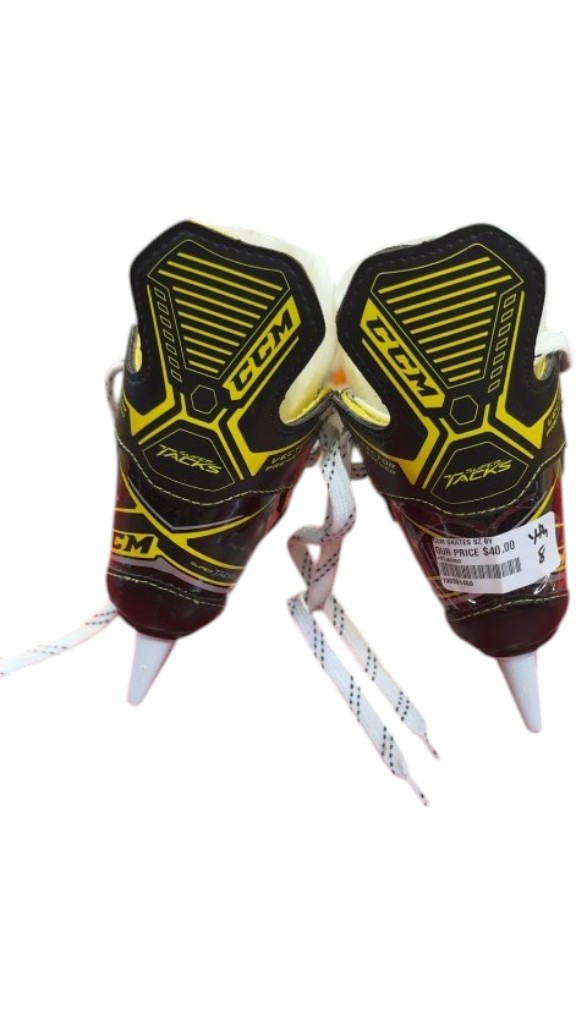 CCM Super Tacks Vector Premier Youth Hockey Skates Size 8Y - image 1