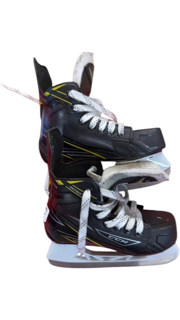 CCM Tacks 2092 Youth Hockey Skates Black/Yellow Size 13Y - image 1
