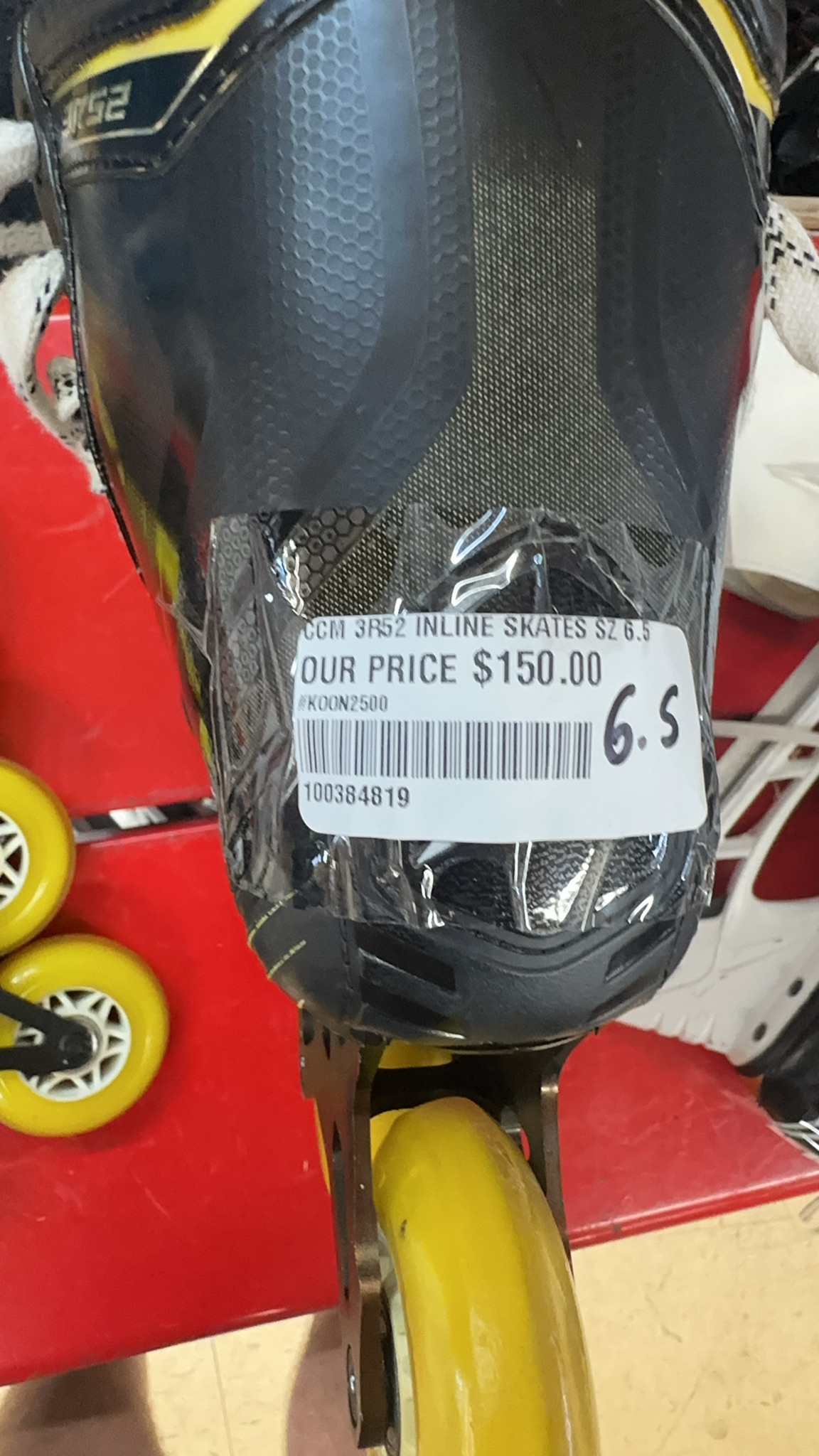 CCM Tacks 3R52 Inline Skates - Size 6.5