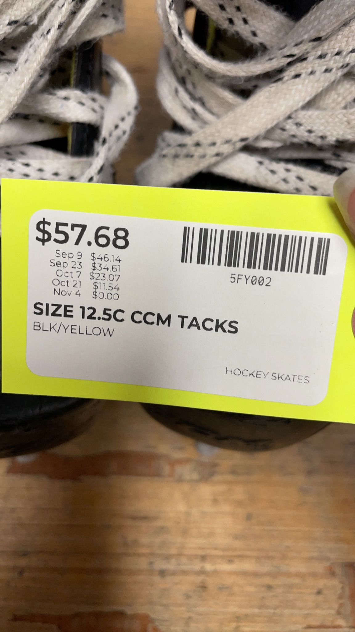 CCM Tacks 4092 Hockey Skates - Size 12.5C
