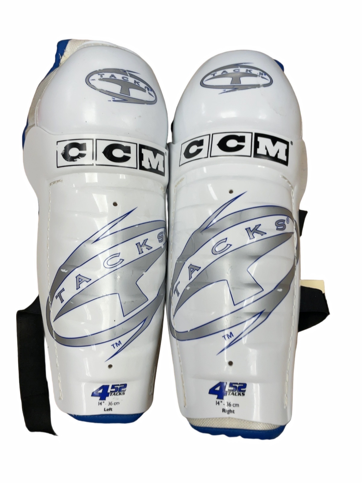 CCM Tacks 452 14" Hockey Shin Guards - image 1