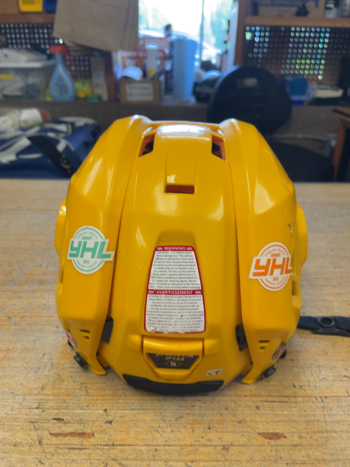 CCM Tacks 710 Hockey Helmet - Yellow - Small
