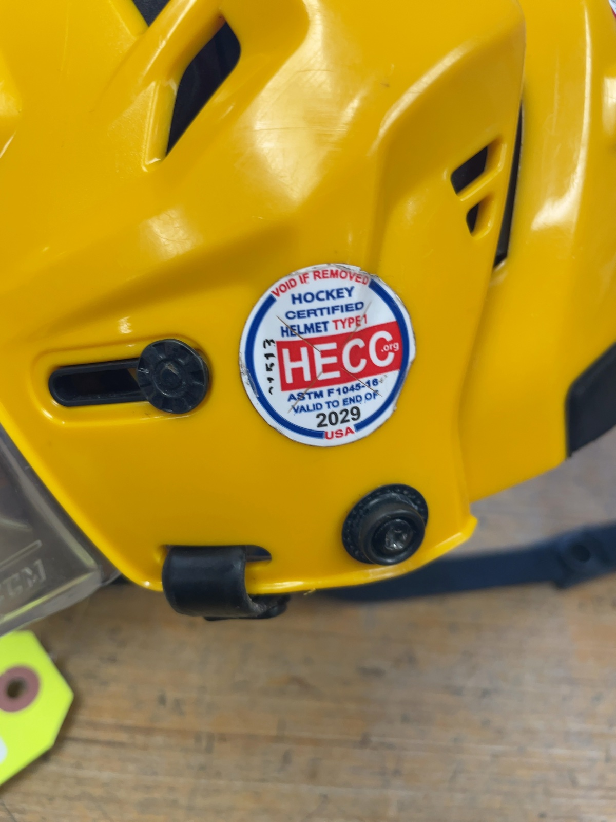 CCM Tacks 710 Hockey Helmet - Yellow - Small