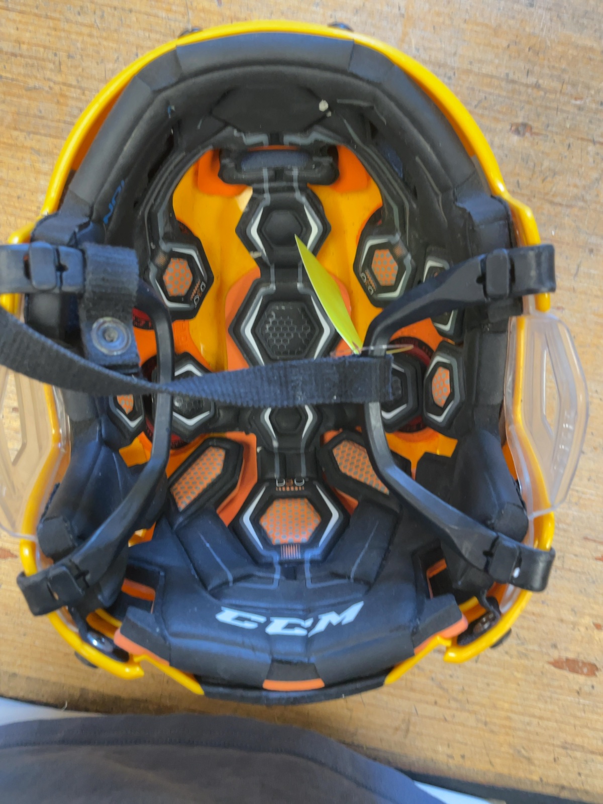 CCM Tacks 710 Hockey Helmet - Yellow - Small