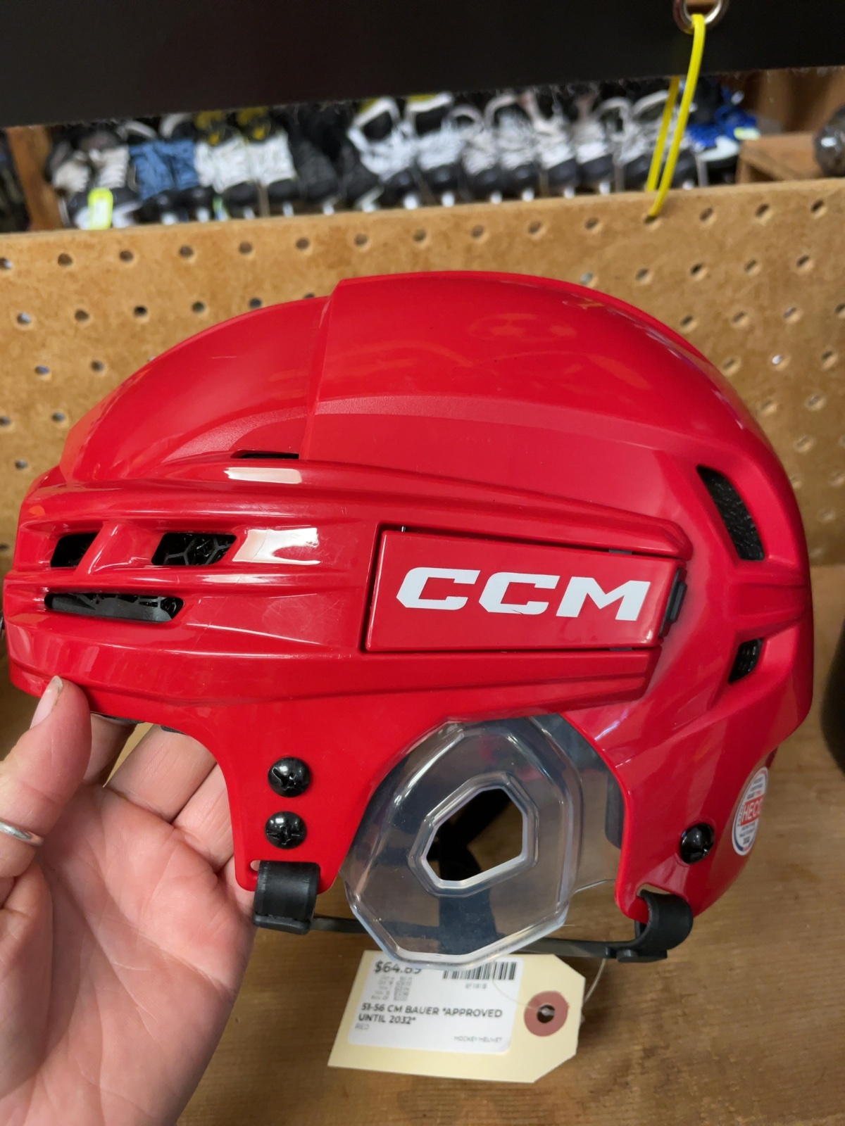 CCM Tacks 720 Size S Red Hockey Helmet