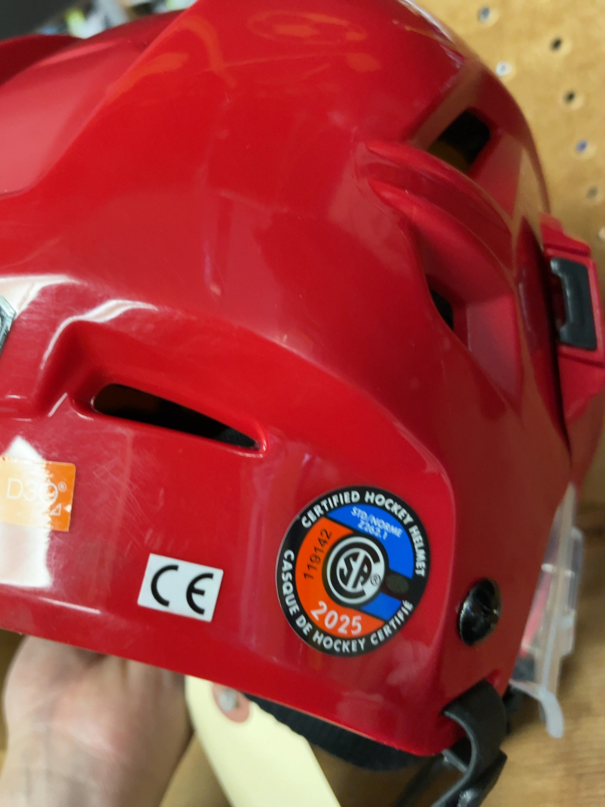 CCM Tacks 720 Size S Red Hockey Helmet