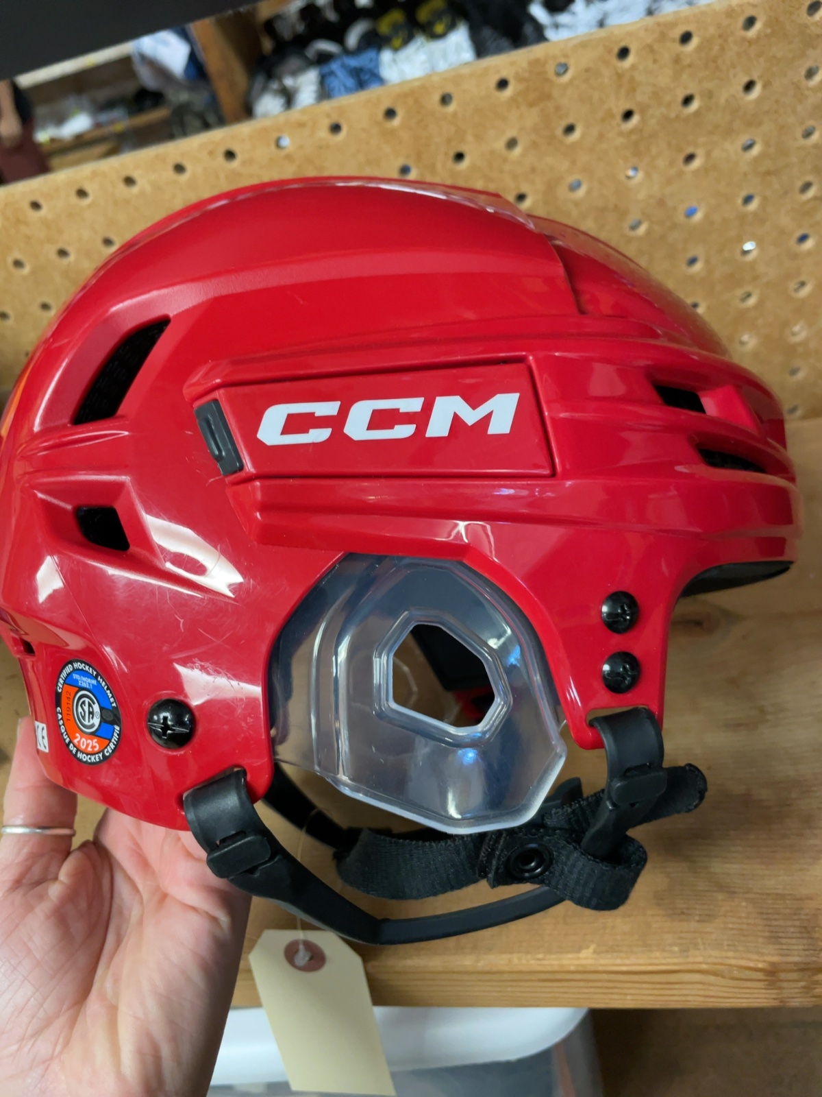 CCM Tacks 720 Size S Red Hockey Helmet