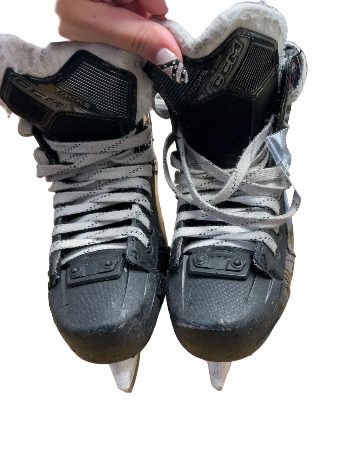 CCM Tacks AS 580 Size 5.5 Hockey Skates with Spare Blades - image 1