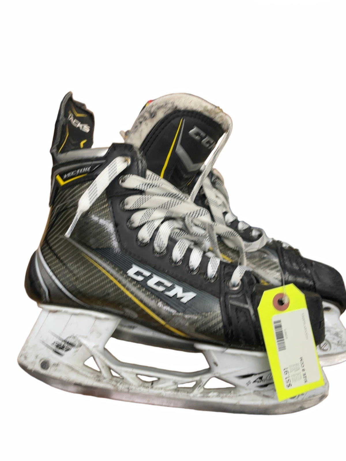 CCM Tacks Vector Size 8 Hockey Skates - image 1