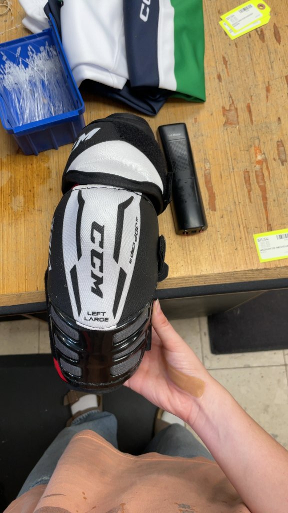 CCM Vibe Hockey Elbow Pads - Adult Large