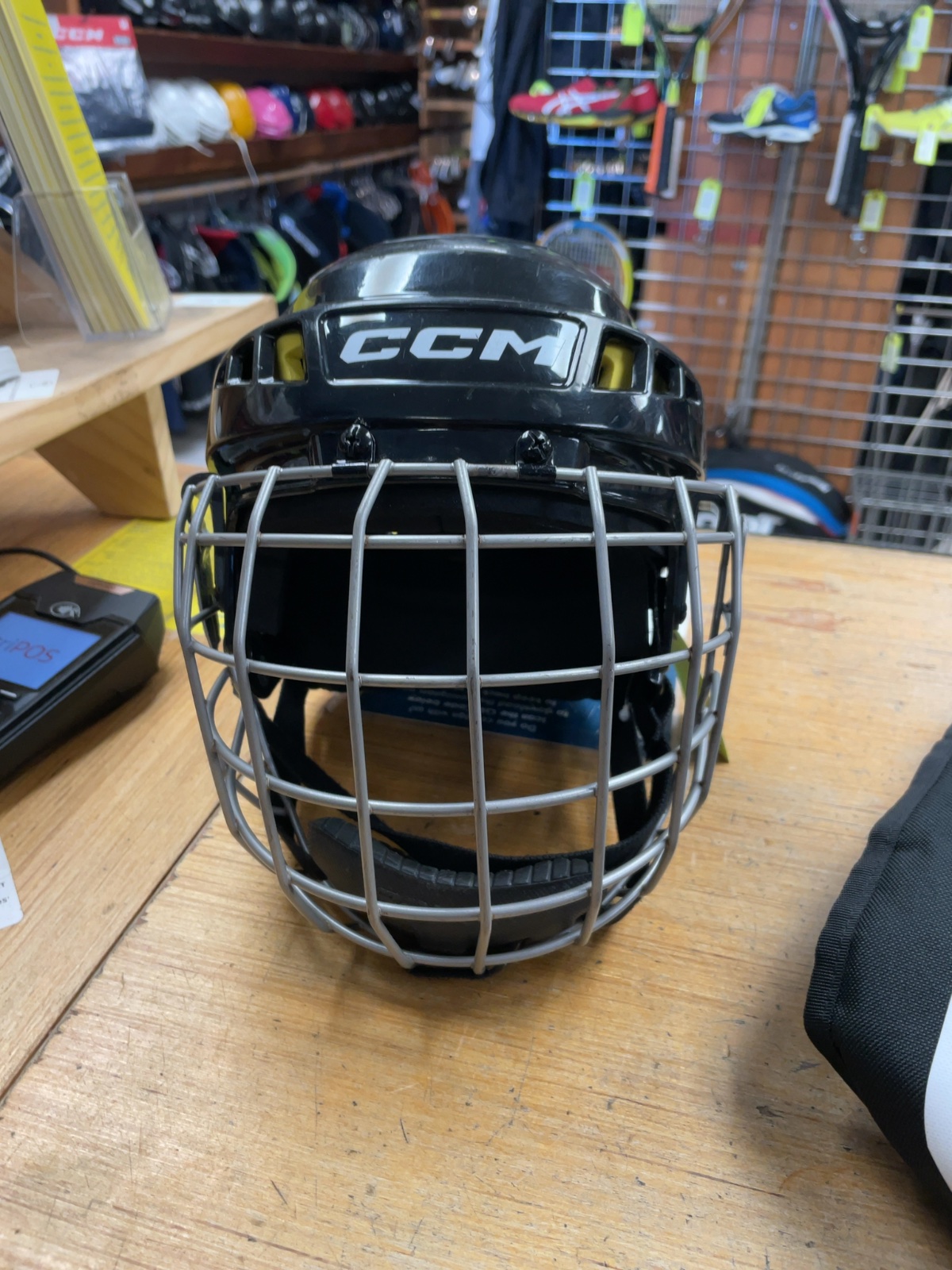 CCM XT10 Size XS Black Skating Helmet with Bauer Cage