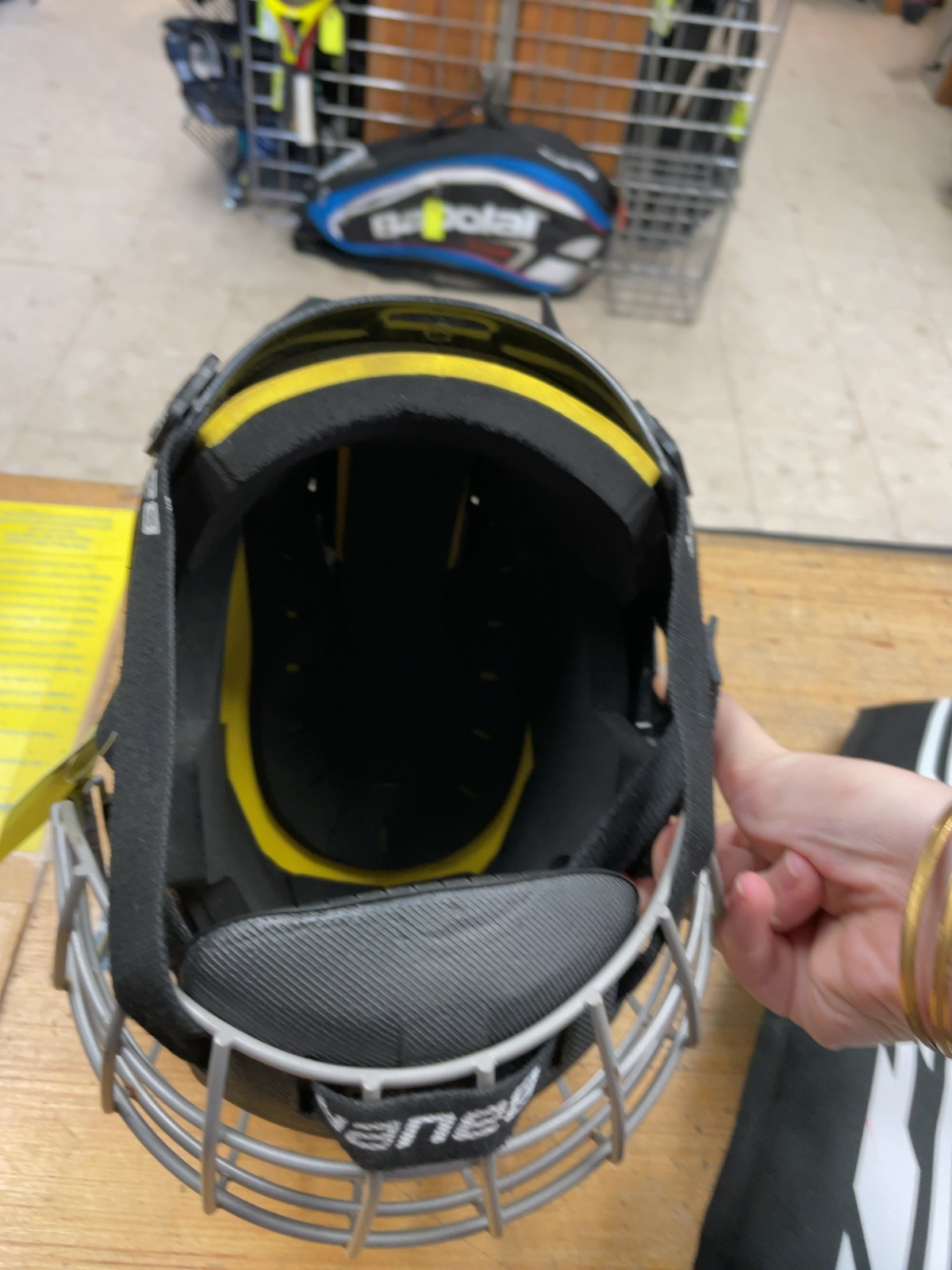 CCM XT10 Size XS Black Skating Helmet with Bauer Cage