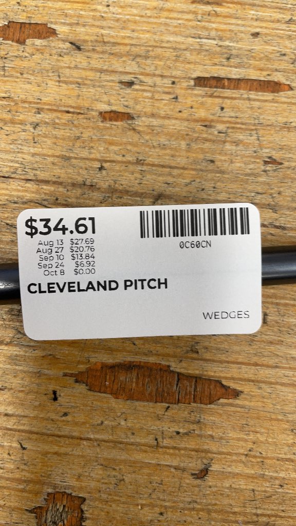 Cleveland CG7 Dynamic MCT Pitching Wedge