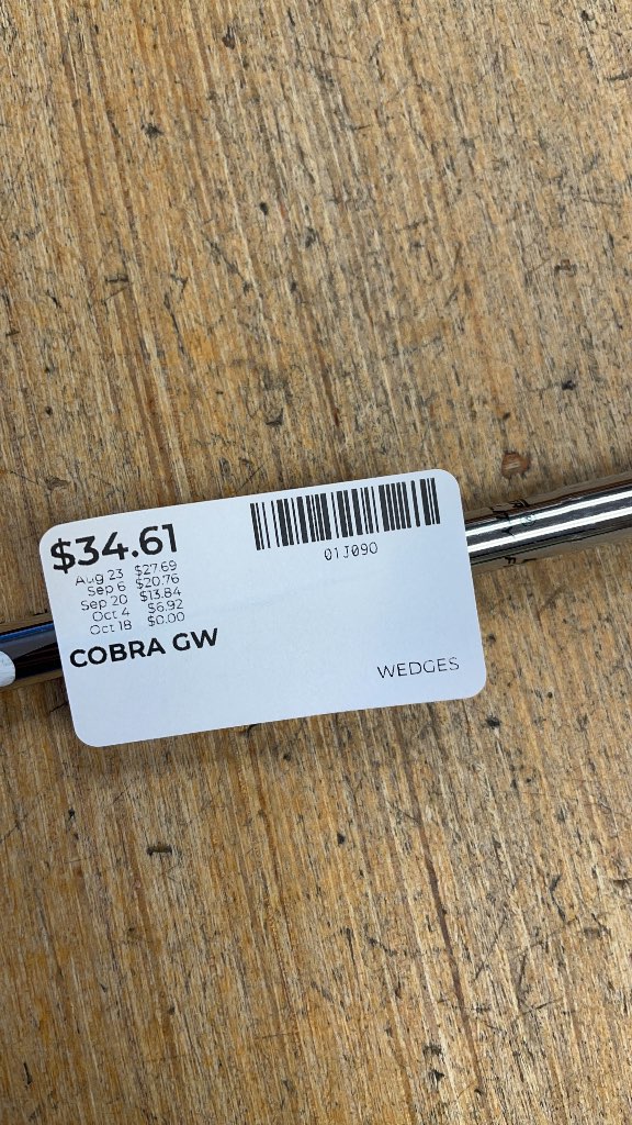 Cobra Gap Wedge (GW)