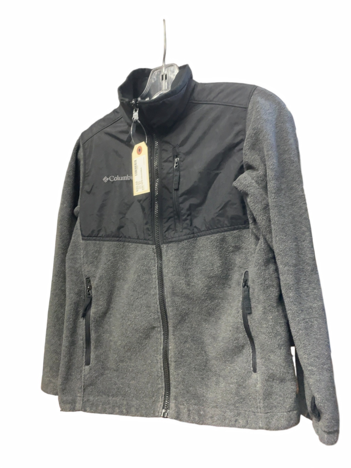 Columbia Jacket Shell Size 10/12 Black and Grey - image 1