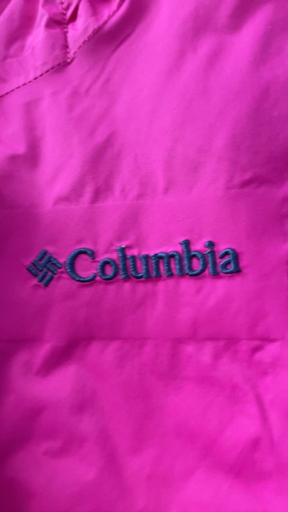 Columbia Junior XS Pink Omni-Tech Rain Jacket