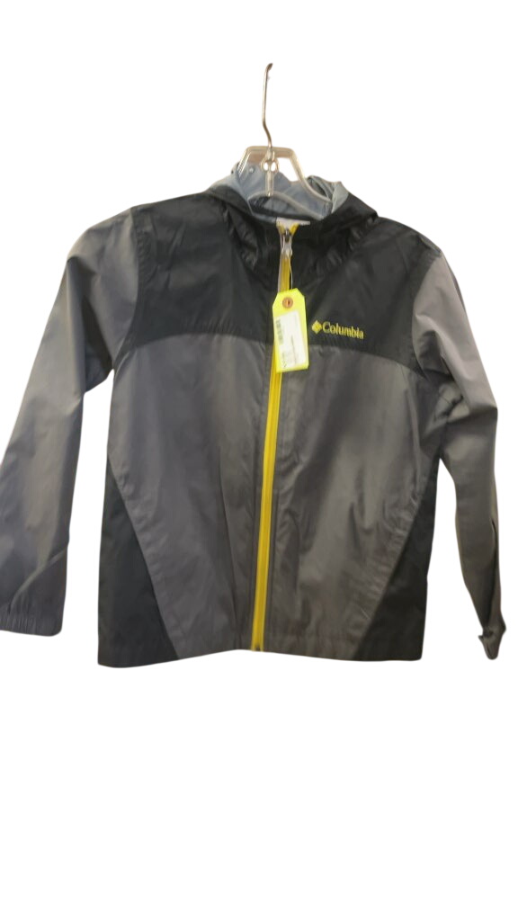 Columbia Kids' Rain Jacket - Size 6 - Black/Grey