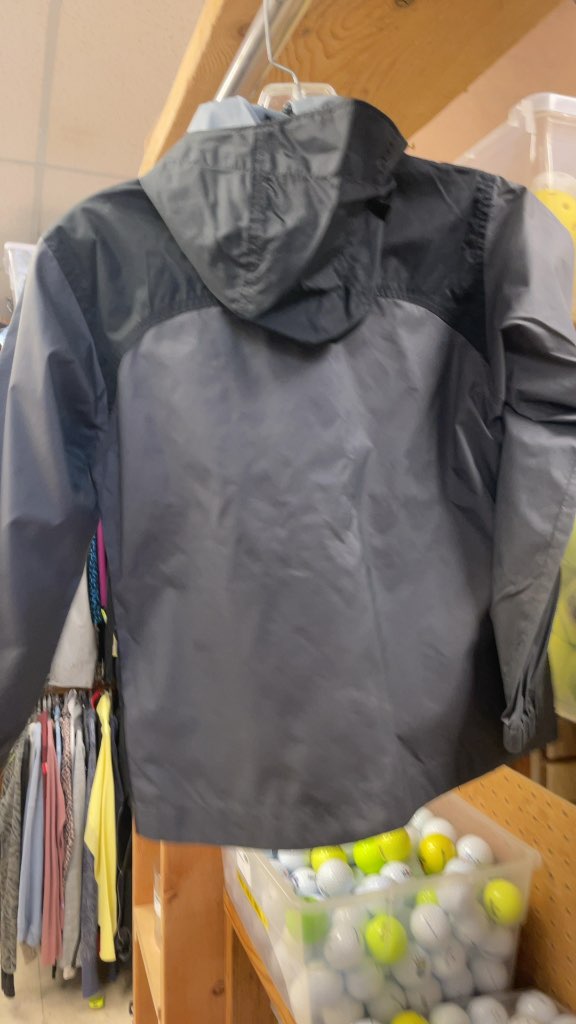 Columbia Kids' Rain Jacket - Size 6 - Black/Grey