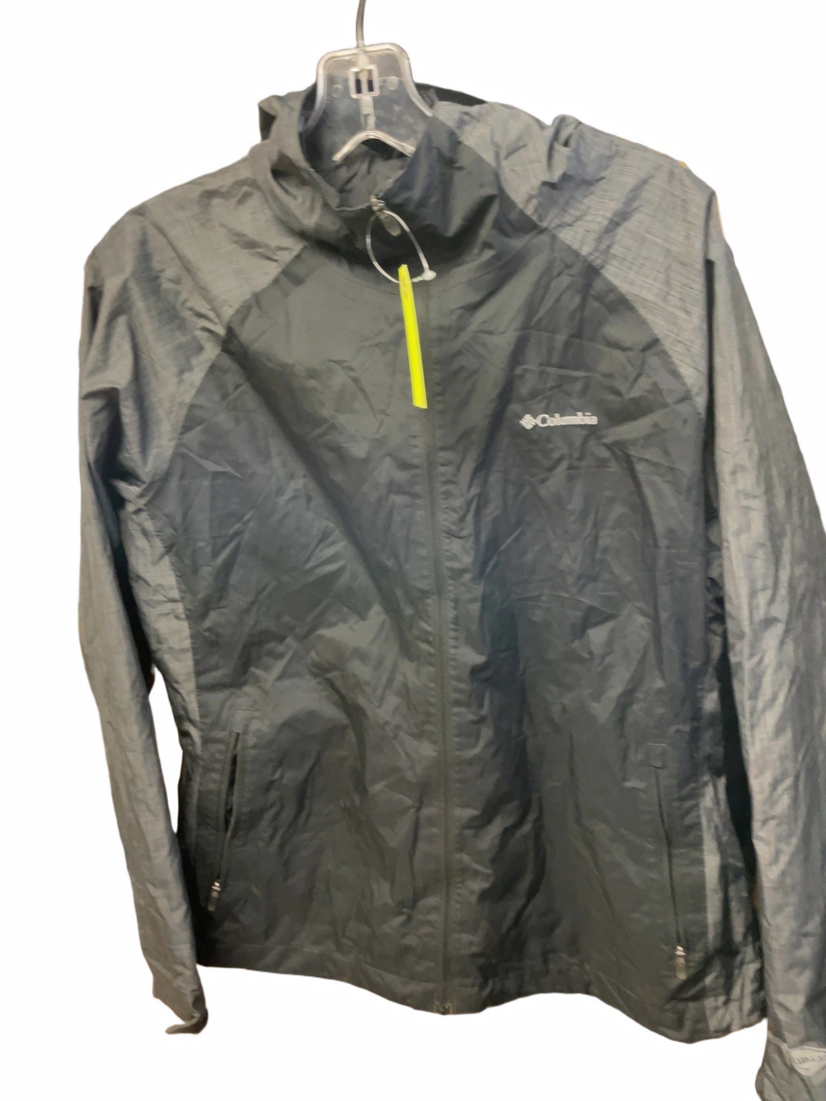 Columbia Omni-Heat Size L Black Rain Jacket - image 1