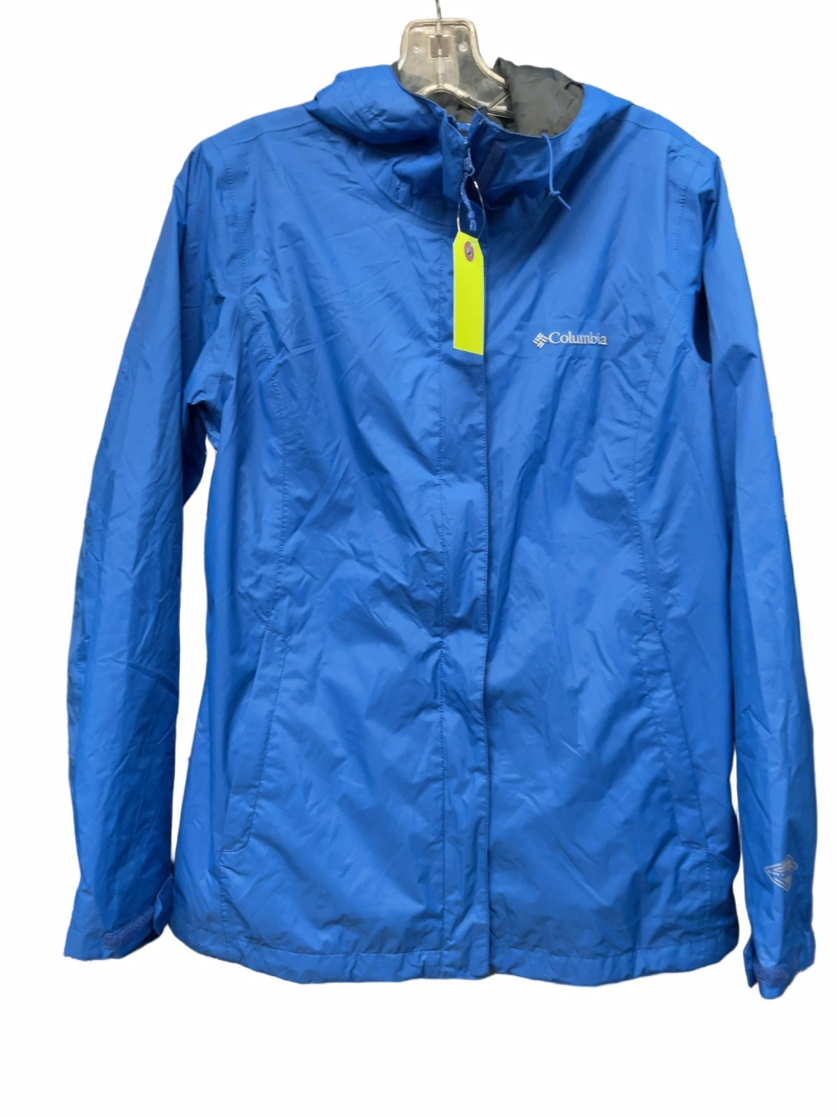 Columbia Omni-Tech Size Large Blue Rain Jacket - image 1