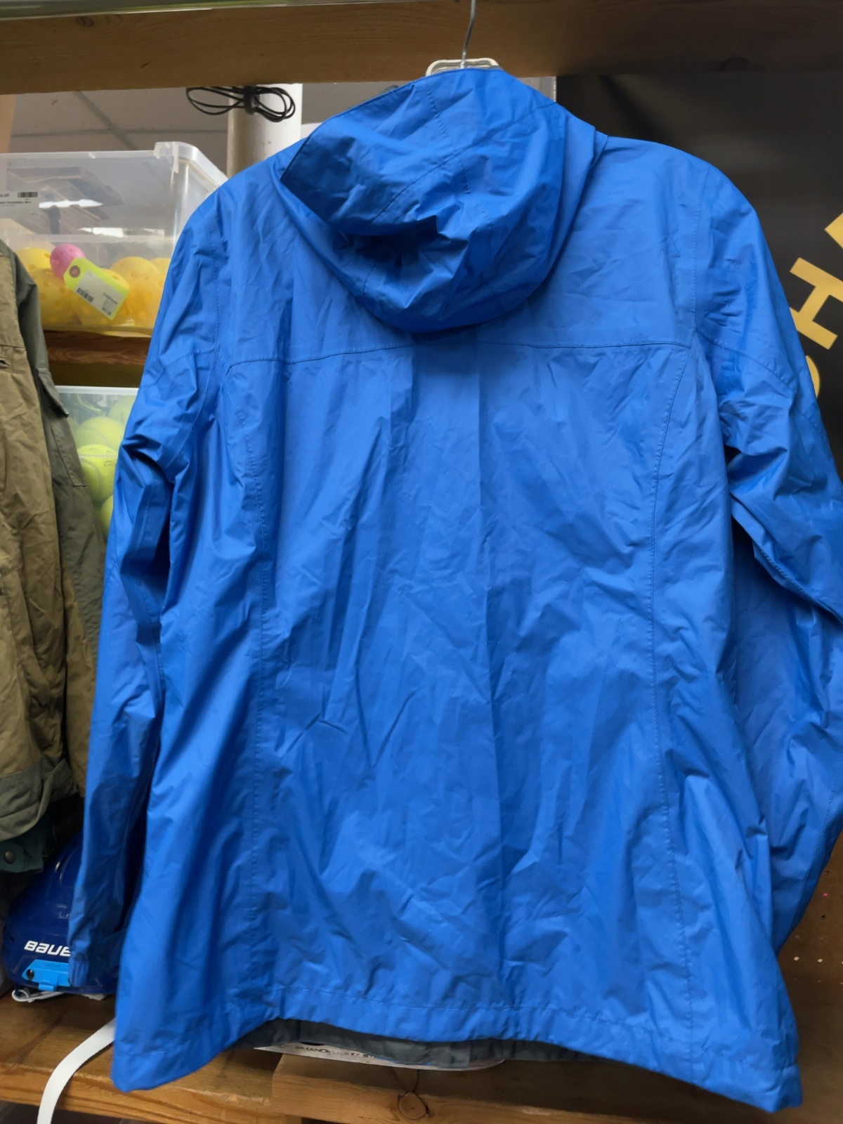 Columbia Omni-Tech Size Large Blue Rain Jacket