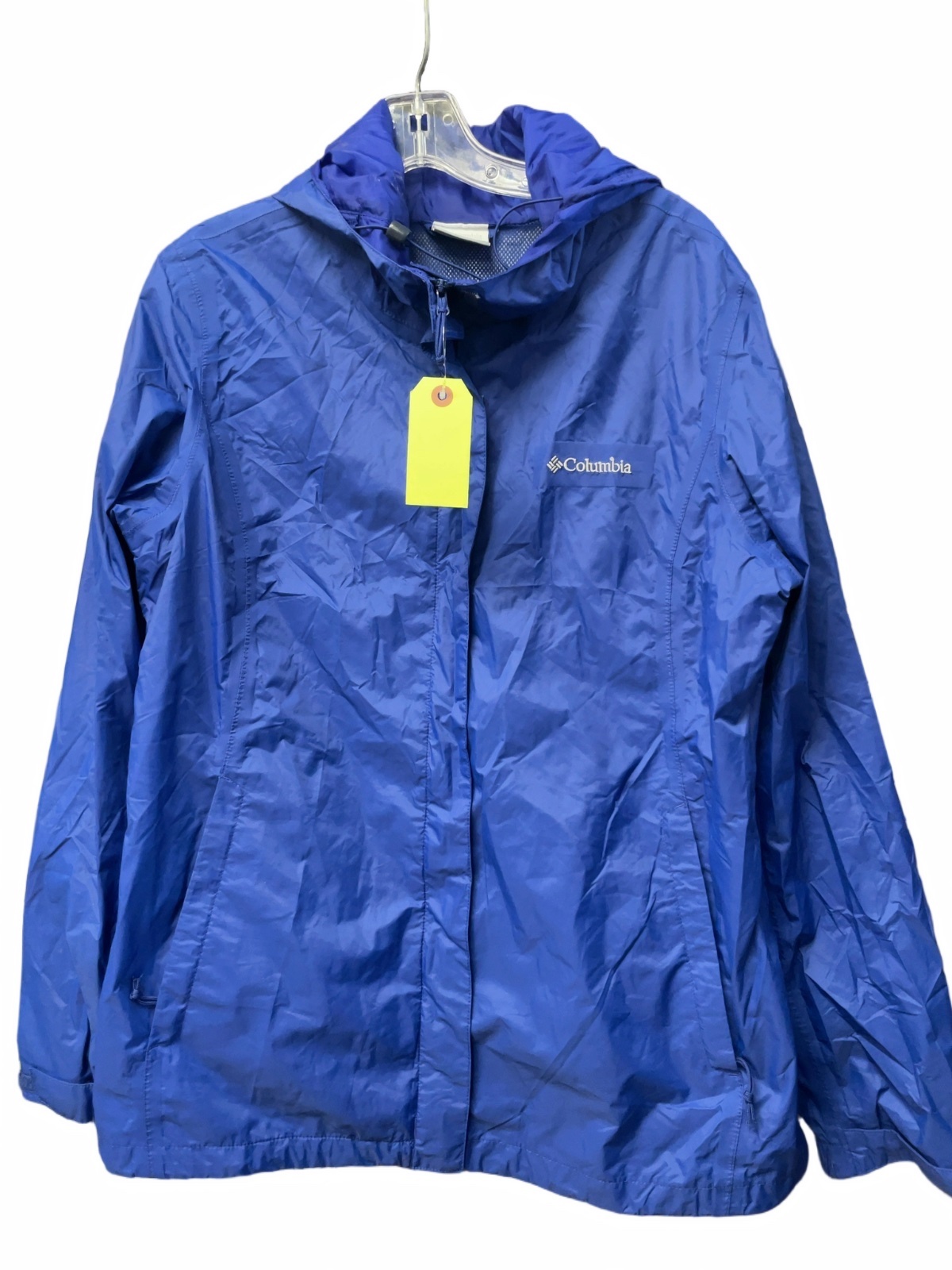Columbia Omni-Tech Size Medium Blue Rain Jacket - image 1