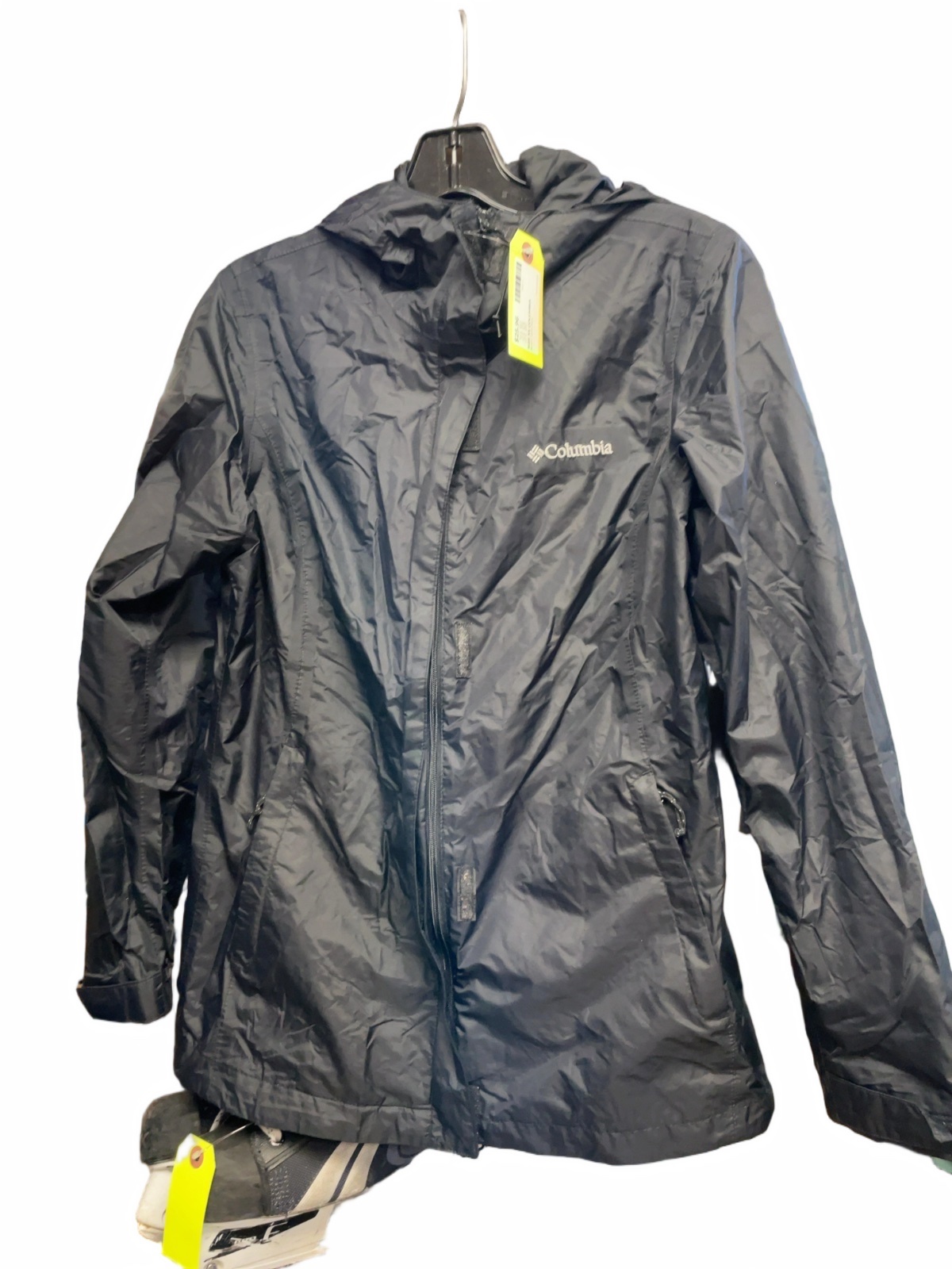 Columbia Omni-Tech Size XS Black Rain Jacket - image 1