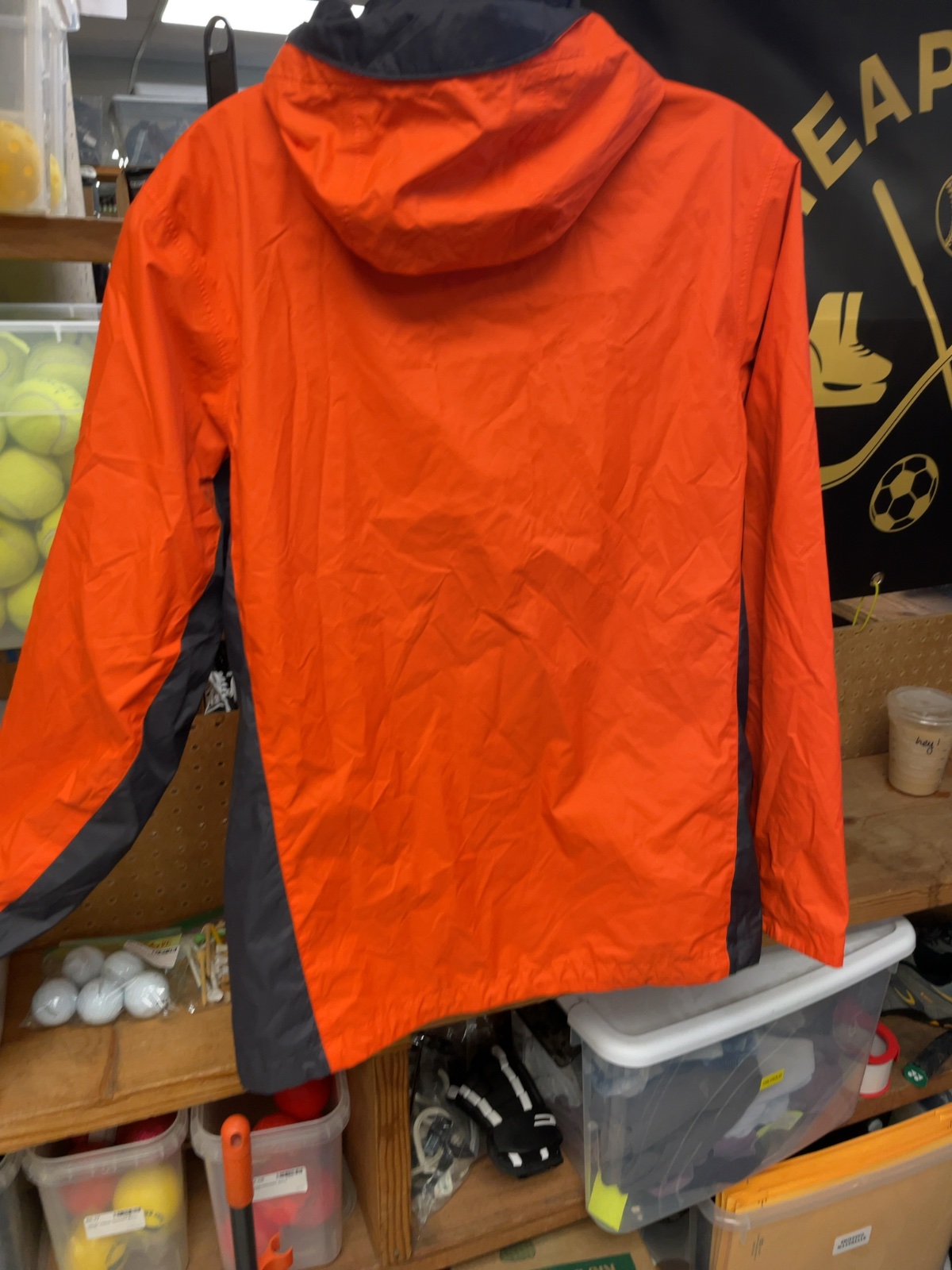 Columbia Rain Jacket S Orange