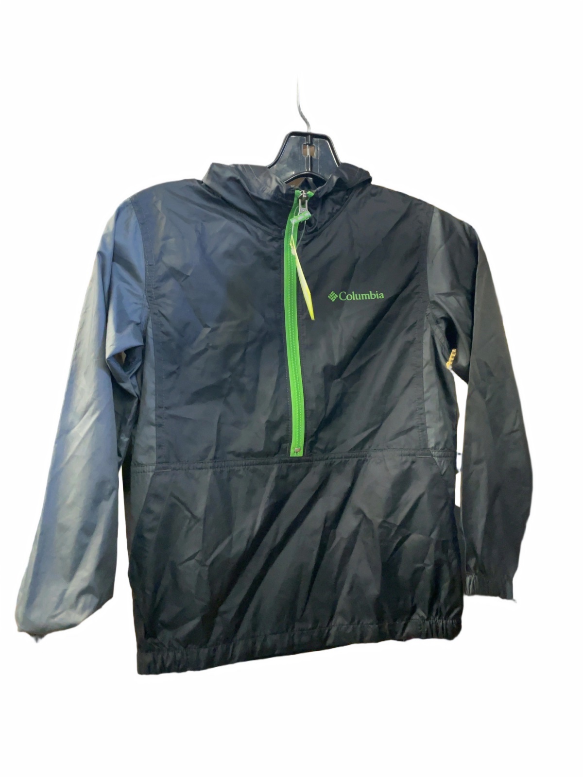 Columbia Rain Jacket Size JR 8 Black - image 1