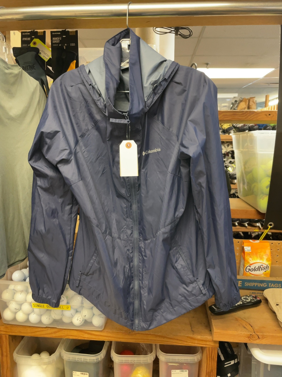 Columbia Rain Jacket Size XL Blue - image 1
