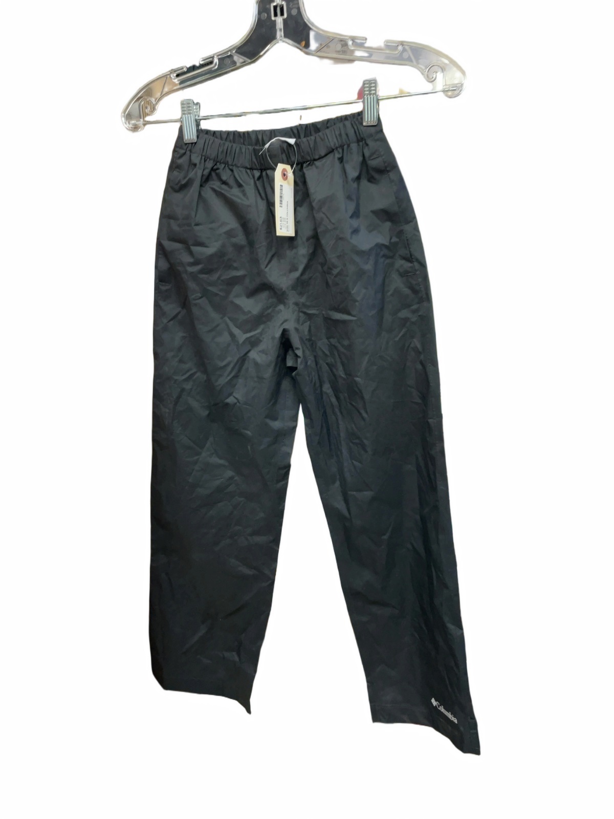 Columbia Rain Pants Size JR 8 Black