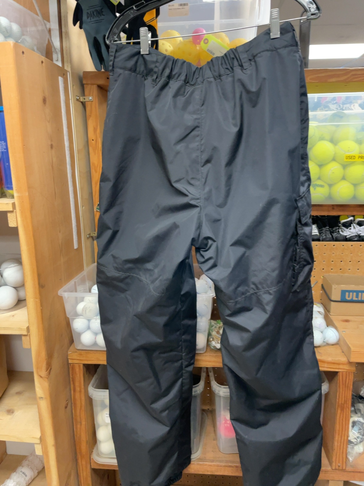 Columbia Rain Pants Size Medium Black