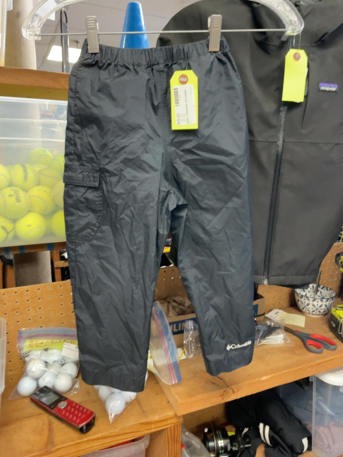 Columbia Size 4 Toddler Rain Pants - Black