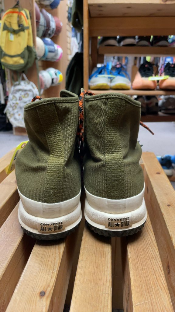 Converse Mountain Club High Top Sneakers - Green - Size 13