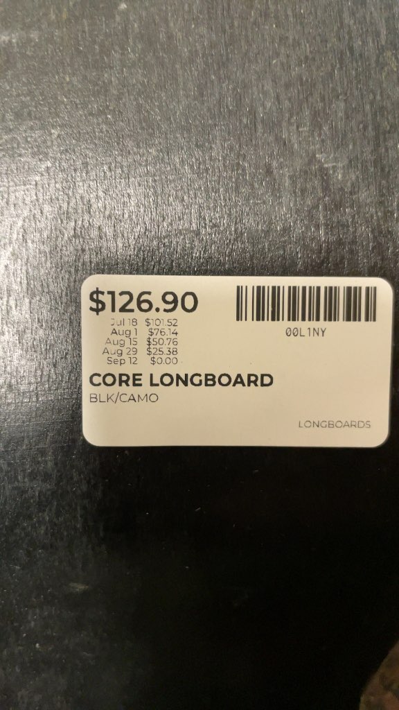 Core Longboard - Black/Camo
