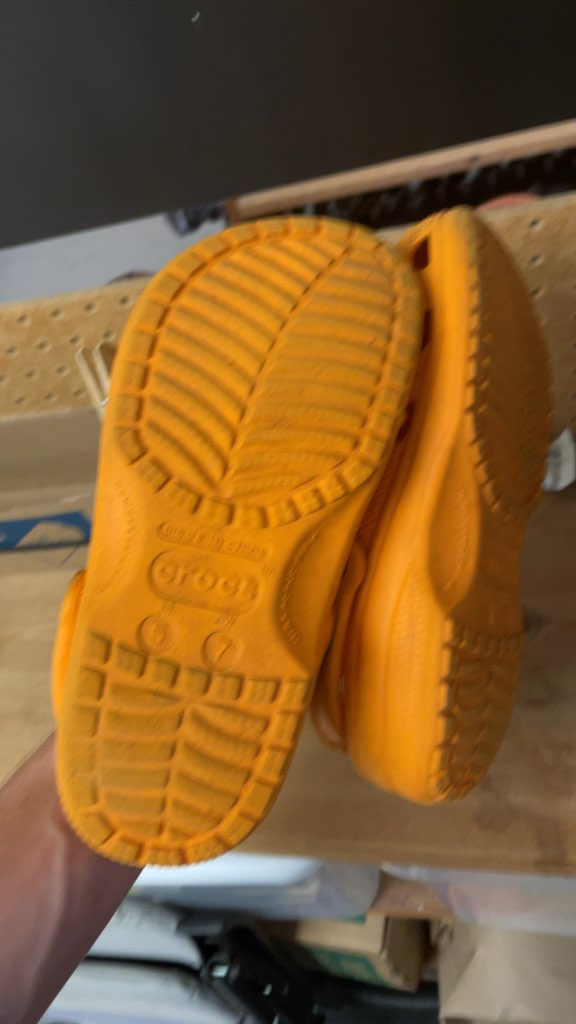 Crocs Classic Clogs Orange Size 5