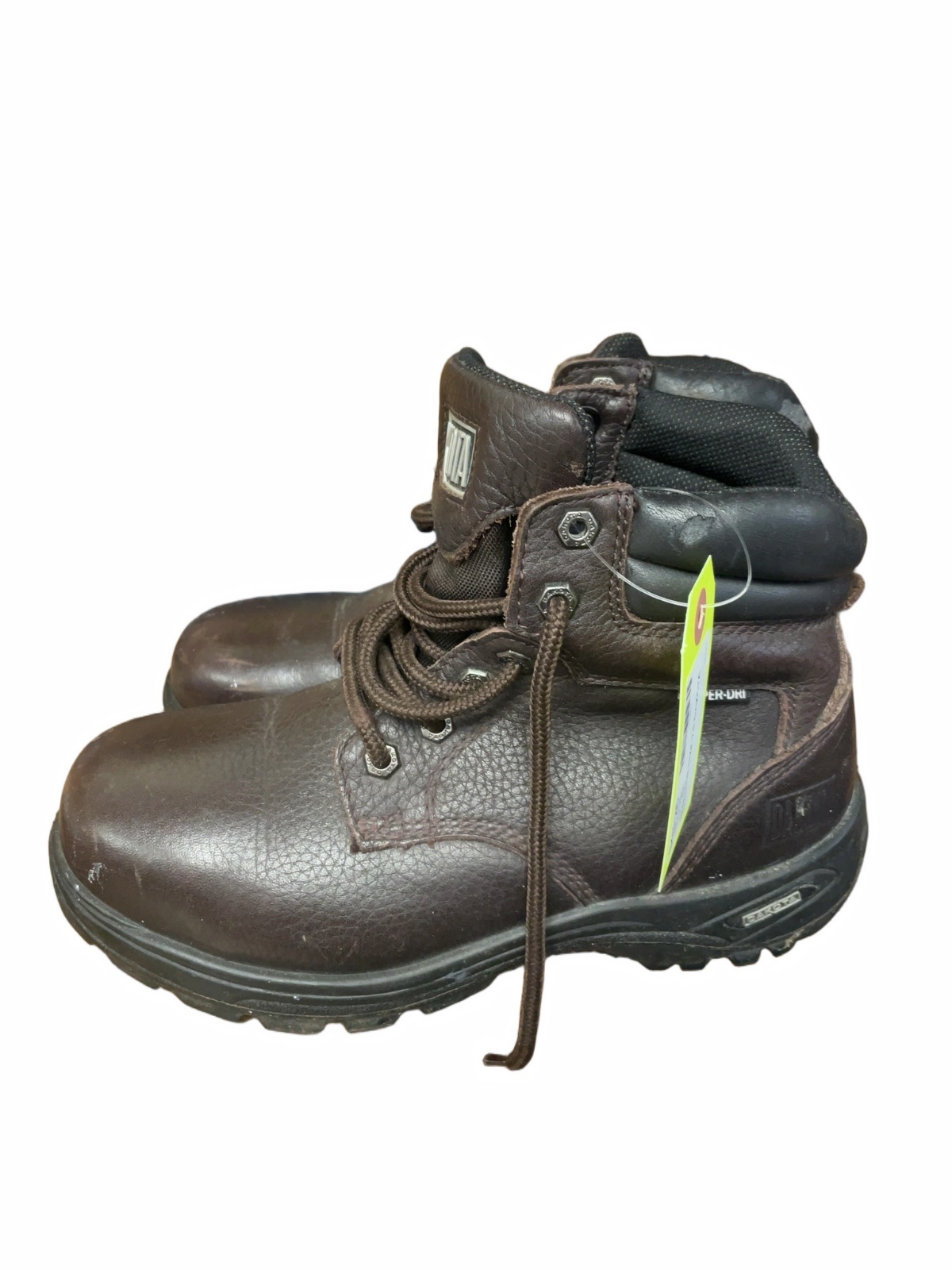 Dakota Steel Toe Size 7.5 Brown Work Boots - image 1