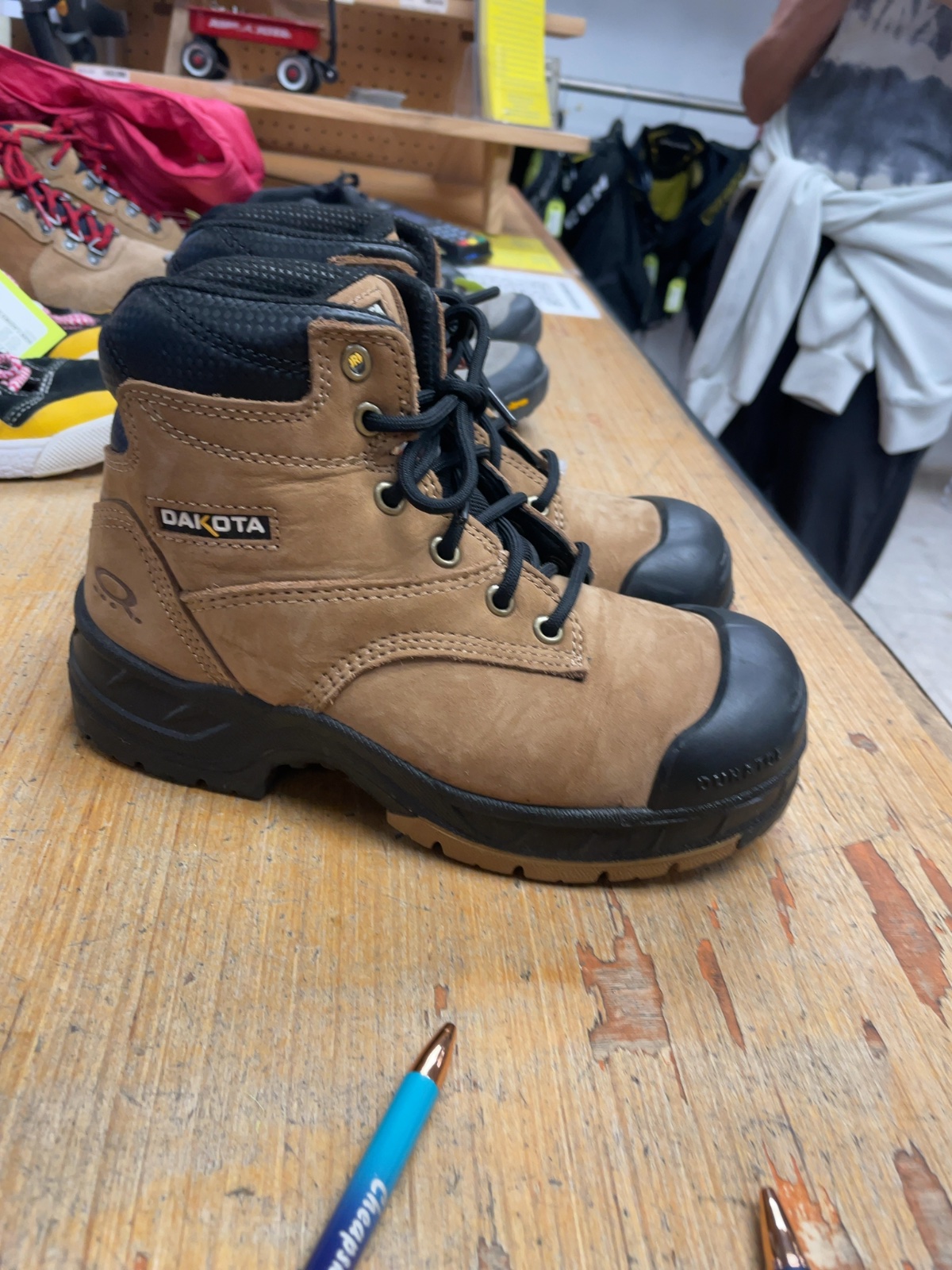 Dakota Workpro Series Steel-Toed Hiking Boots - Size 6