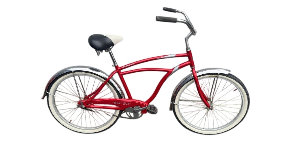 Del Sol Cruiser Bike Tradewind Red Used 26" - image 1