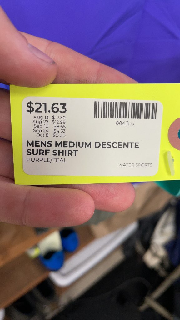 Descente Men's Medium Surf Shirt