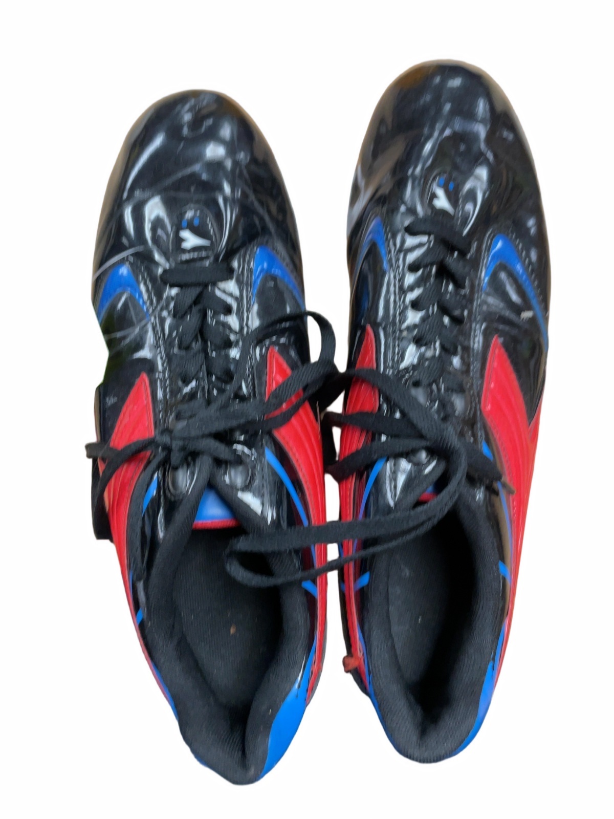 Diadora Soccer Cleats Size 10 Black/Blue/Red - image 1