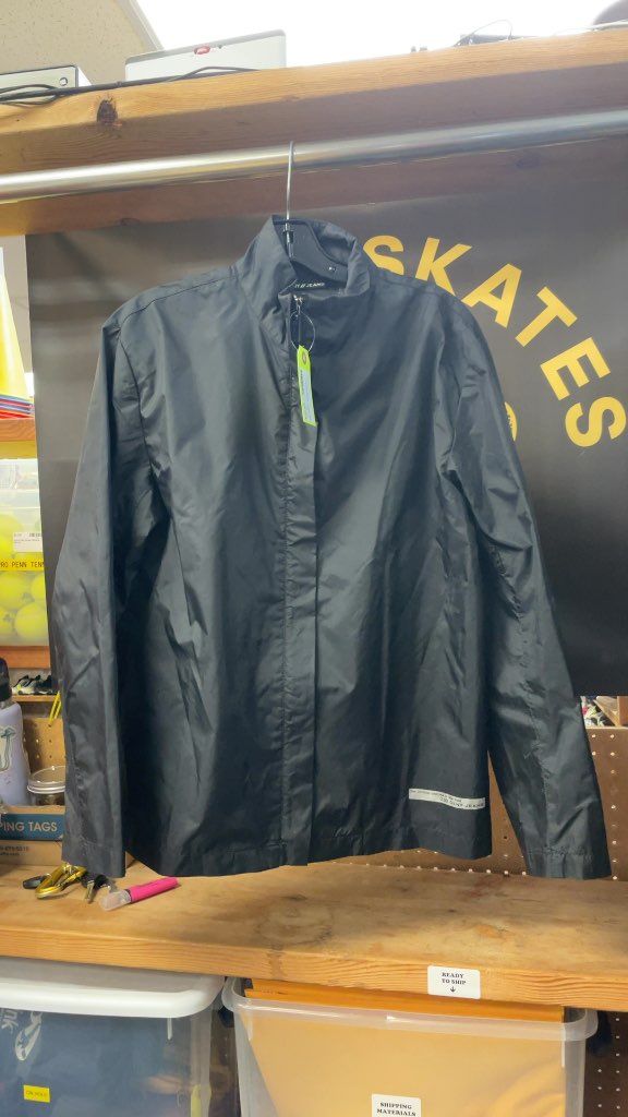 DKNY Jeans Small Black Rain Jacket