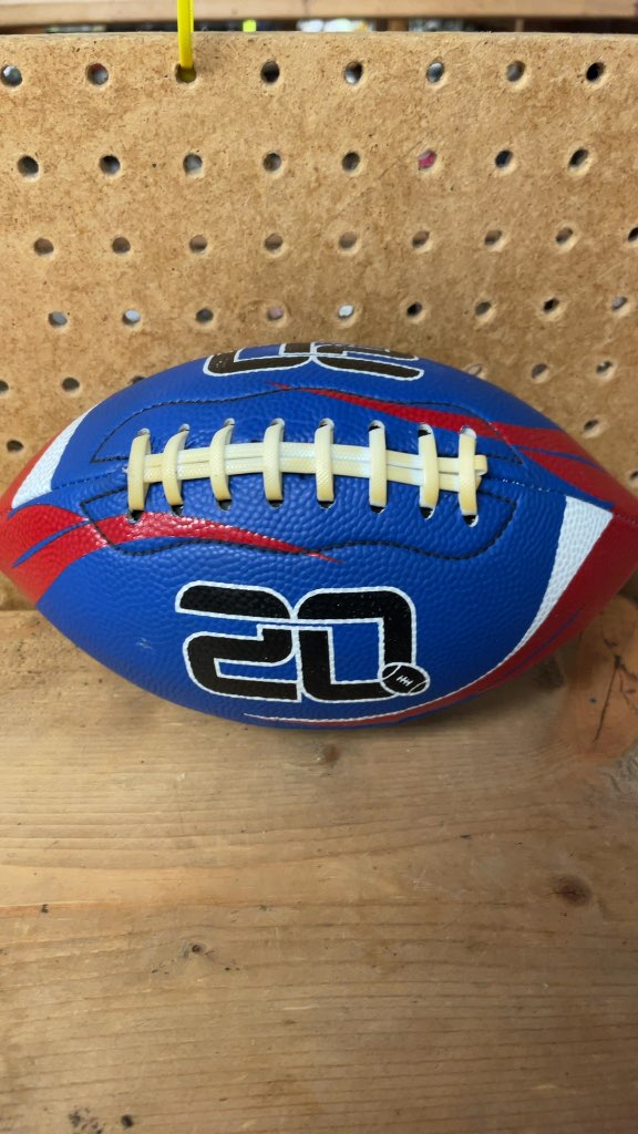 Dollarama 20 Mini Football - Blue/Red