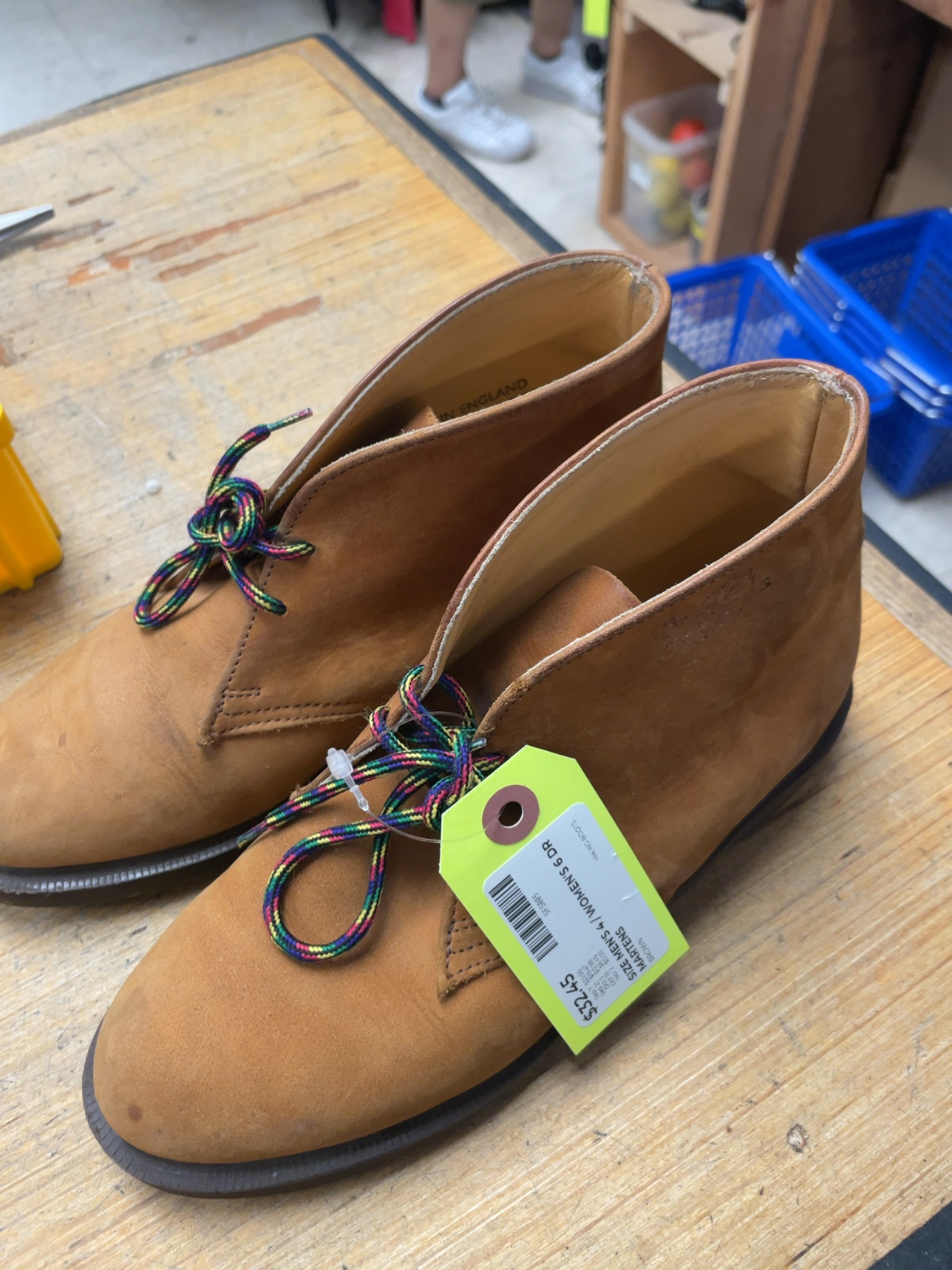 Dr. Martens Brown Leather Chukka Boots - Men's 4 / Women's 6