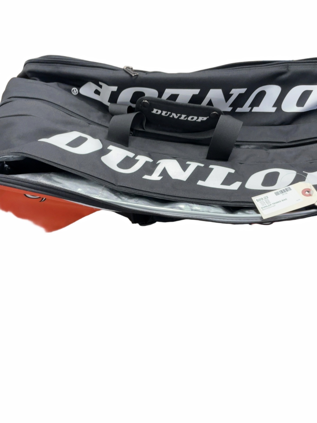 Dunlop Sport Tennis Bag Black/Orange - image 1